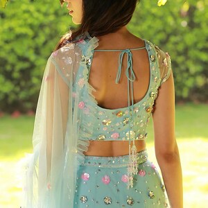 Blush Pink Embroided Lehenga Set