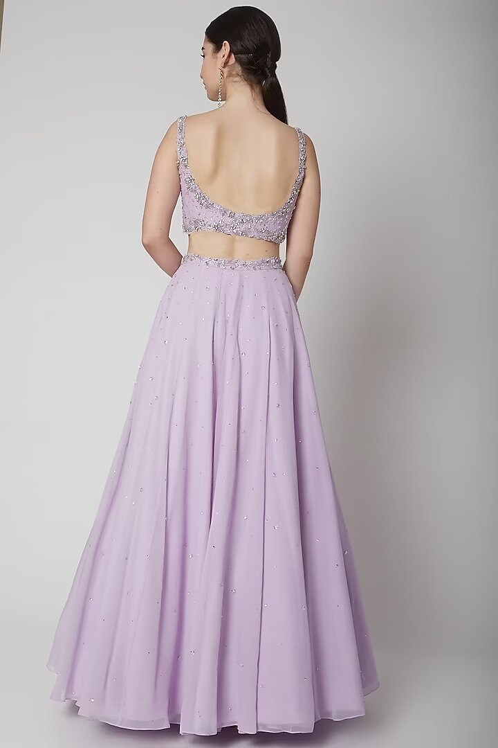Flamingo Embroidered Lehenga Set