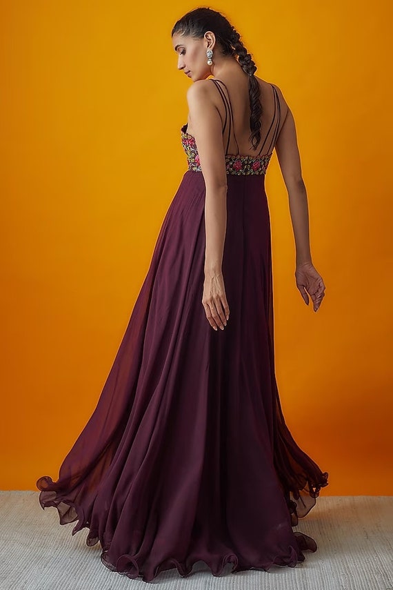 maggie vera burgundy wedding dress Burgundy Maggie Sottero Bridesmaid Sophisticated Scarlet Satin A-line Bridal Gown Maggie Sottero