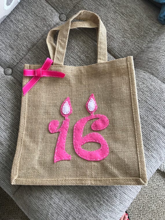 16th birthday gift bag