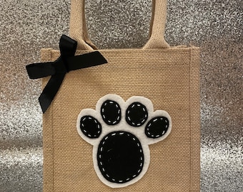 Bolsa de yute con forma de perro: el regalo perfecto para los amantes de los perros.