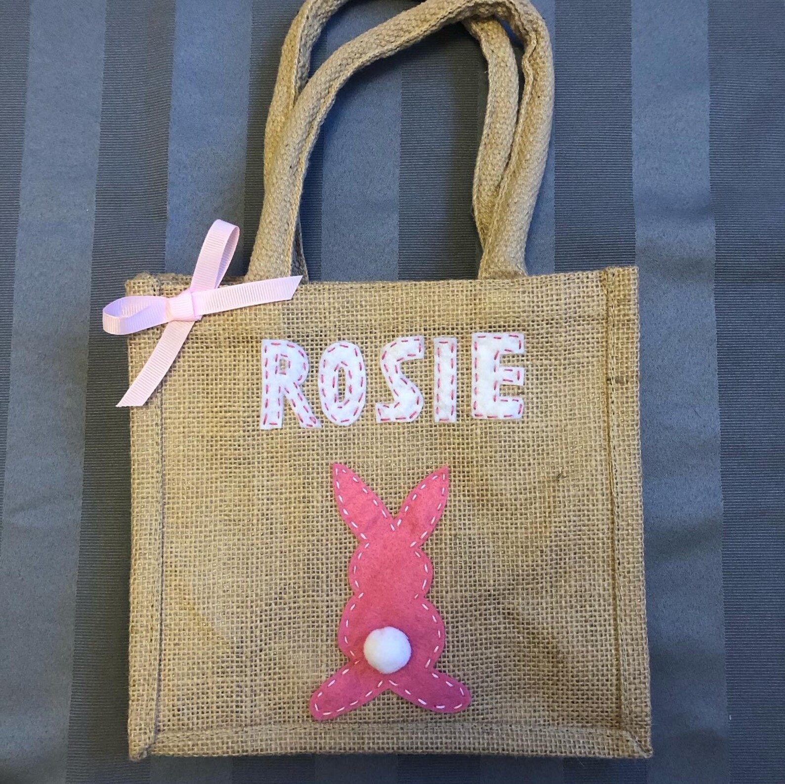 Personalised Easter bag. Etsy