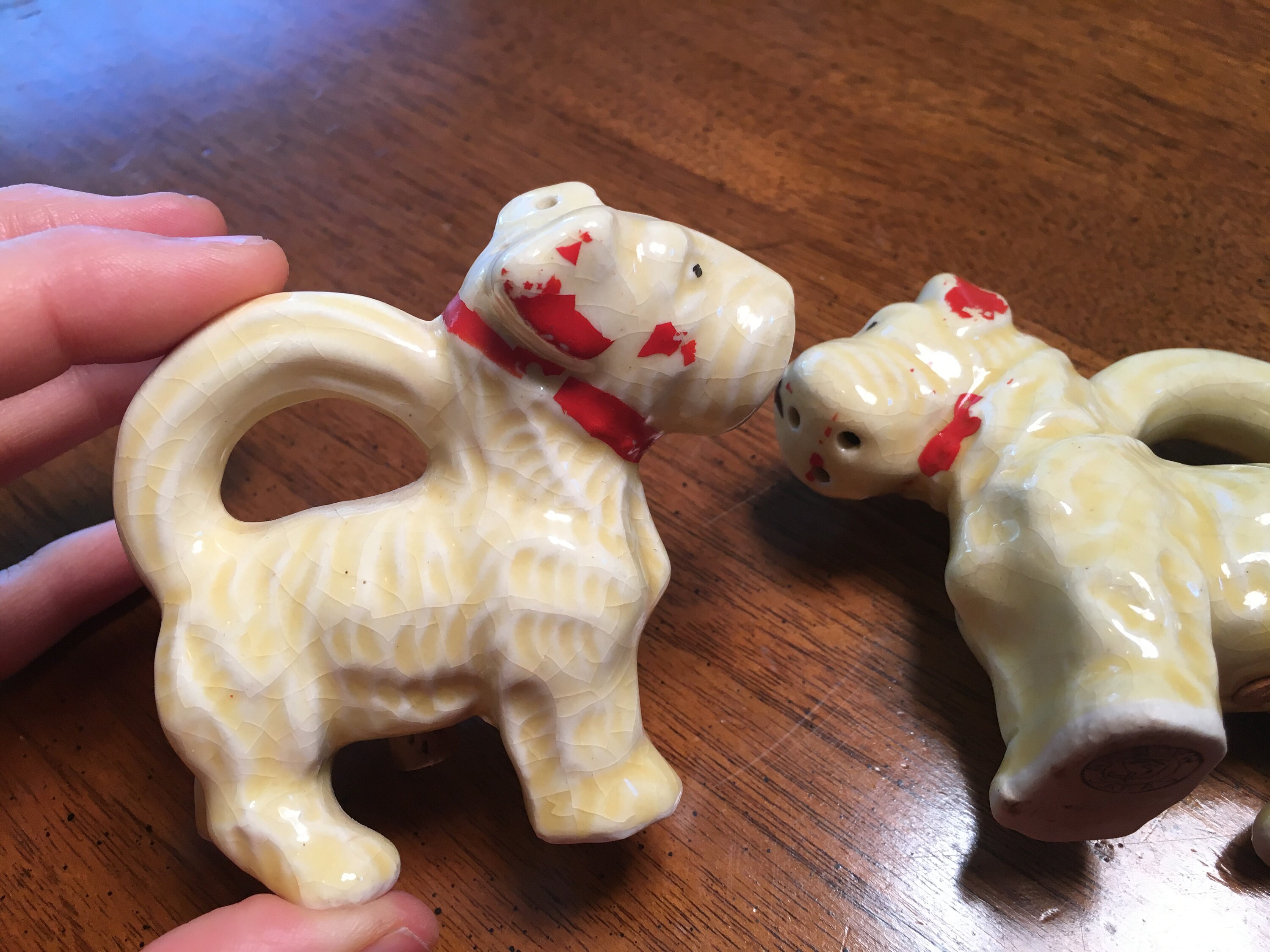 Vintage salt & pepper shakers Dogs Etsy