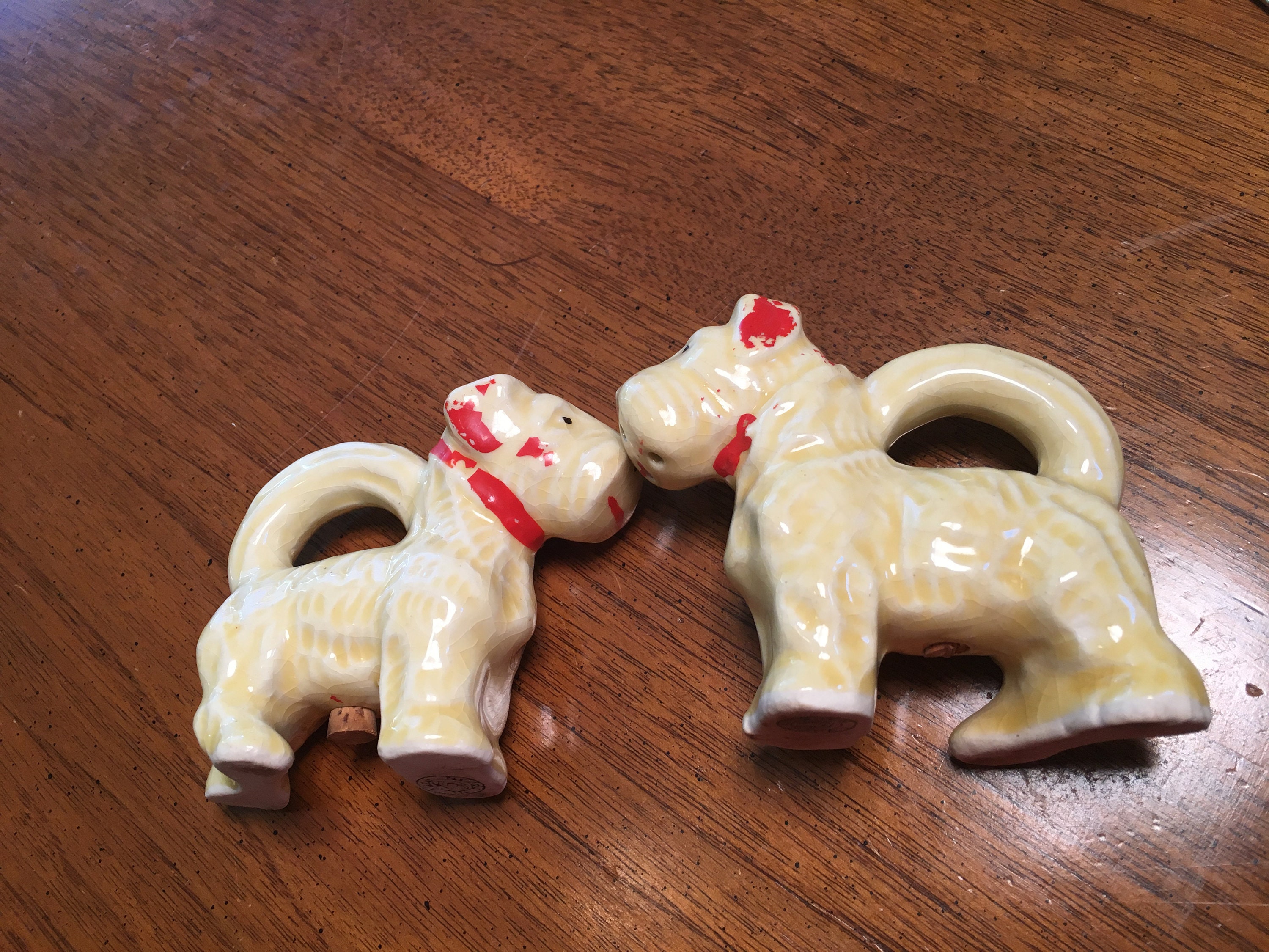 Vintage salt & pepper shakers Dogs Etsy