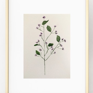 Original watercolor art piece