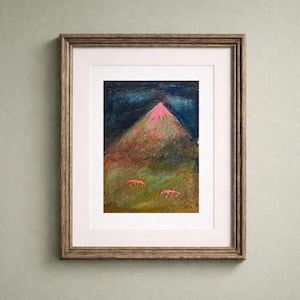 Textured original painting with pumice stone paste • 23x17 cm • Hand-Signed by artist • One original artwork • Includes surprise gift