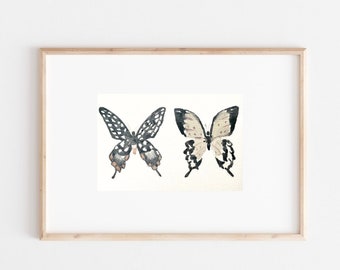 Original watercolor • butterfly • 14.8 x 10.5 cm