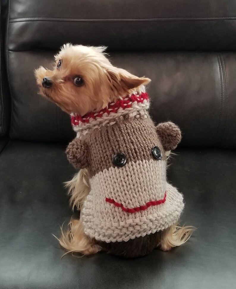 how to make a dog sweater from a sock