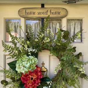 At home wreath hanger shop