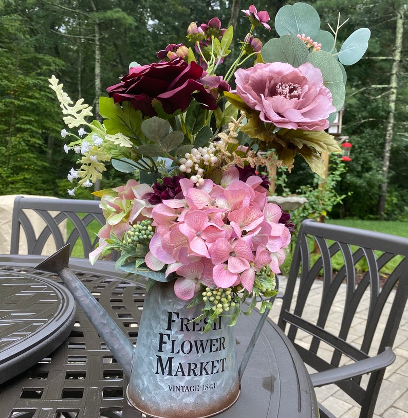 FLOWER ARRANGEMENT CENTERPIECE Coffee Table Centerpiece Etsy