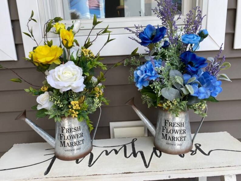 FLOWER ARRANGEMENT CENTERPIECE Coffee Table Centerpiece Etsy