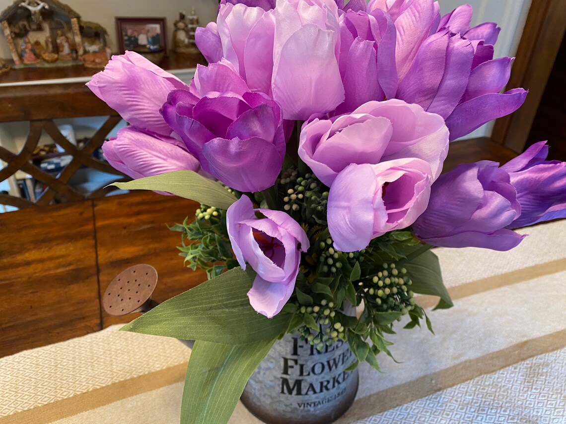 FLOWER ARRANGEMENT CENTERPIECE Coffee Table Centerpiece Etsy