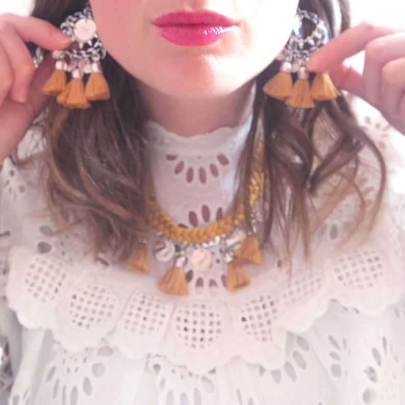 Earrings NOLA whitesilver Limited Edition