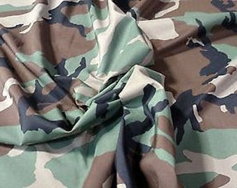 Camo Ripstop Fabric NyCo Saudi Arabian Desert 62/" Camouflage Hunting Military