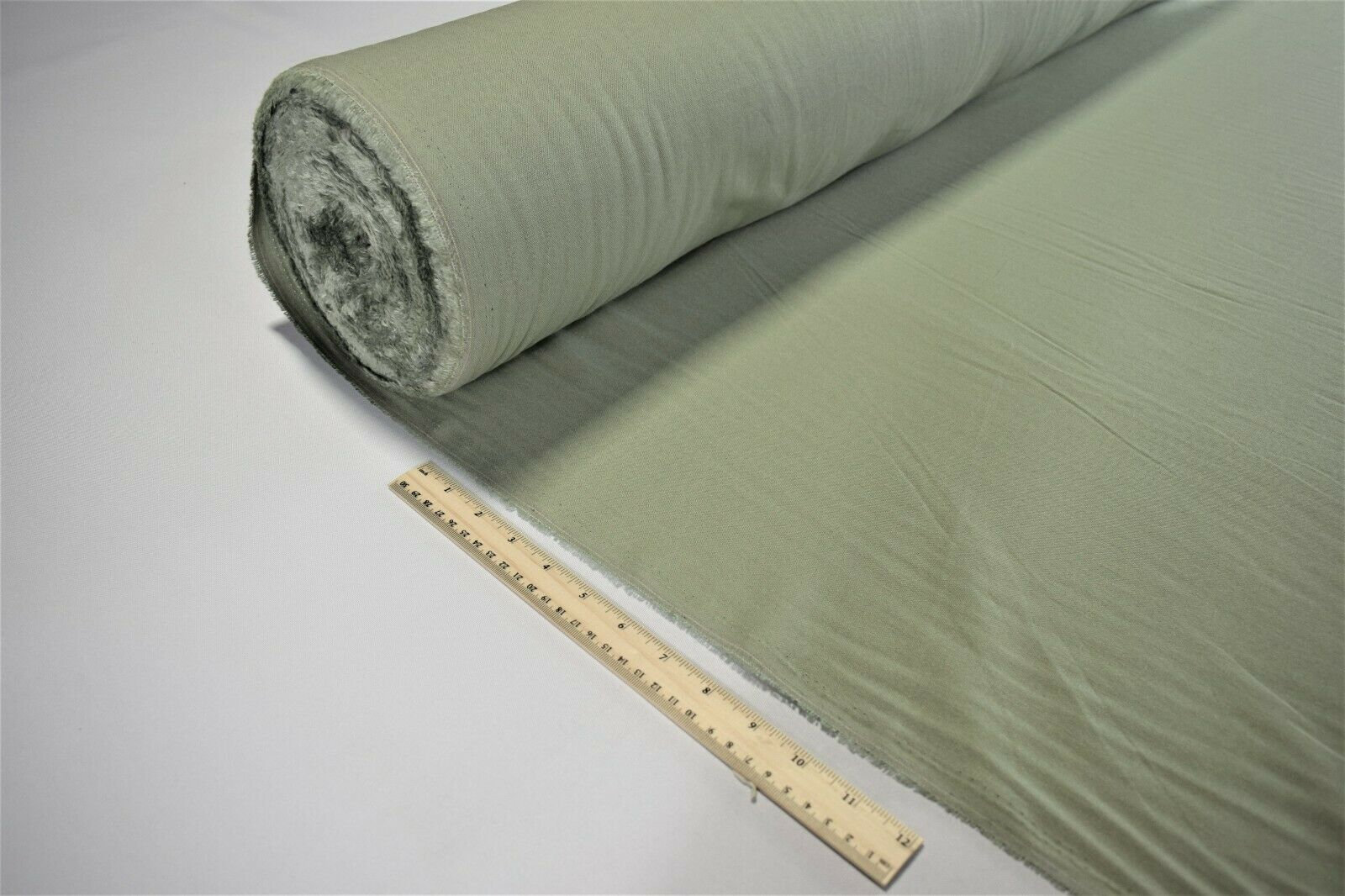 Sage Green 100 Pennsic Linen Soft Drapery Apparel Fabric 55W By The