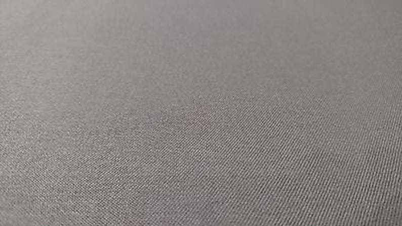 Pewter Gray 7oz Nomex Aramid Canvas Twill Fabric 61W Soft Flame Retardant FR