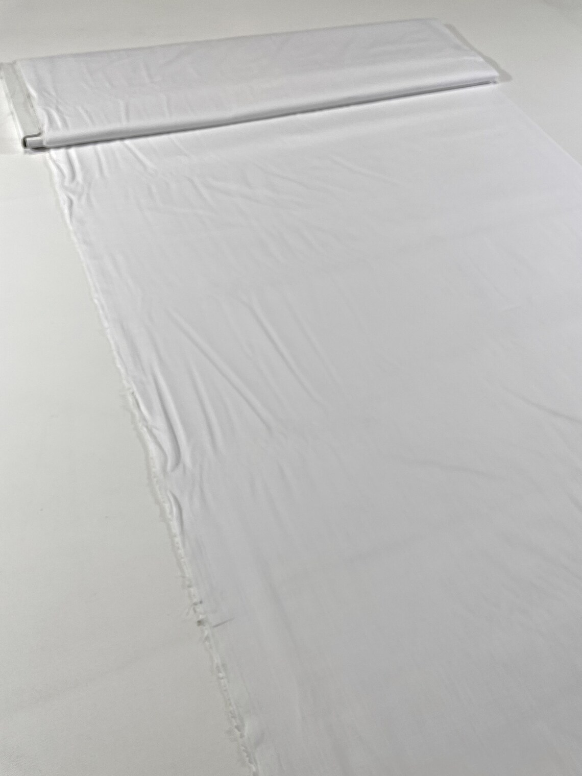 Pure White 100 Cotton Lawn Fabric Fine Linen Look 56 Etsy