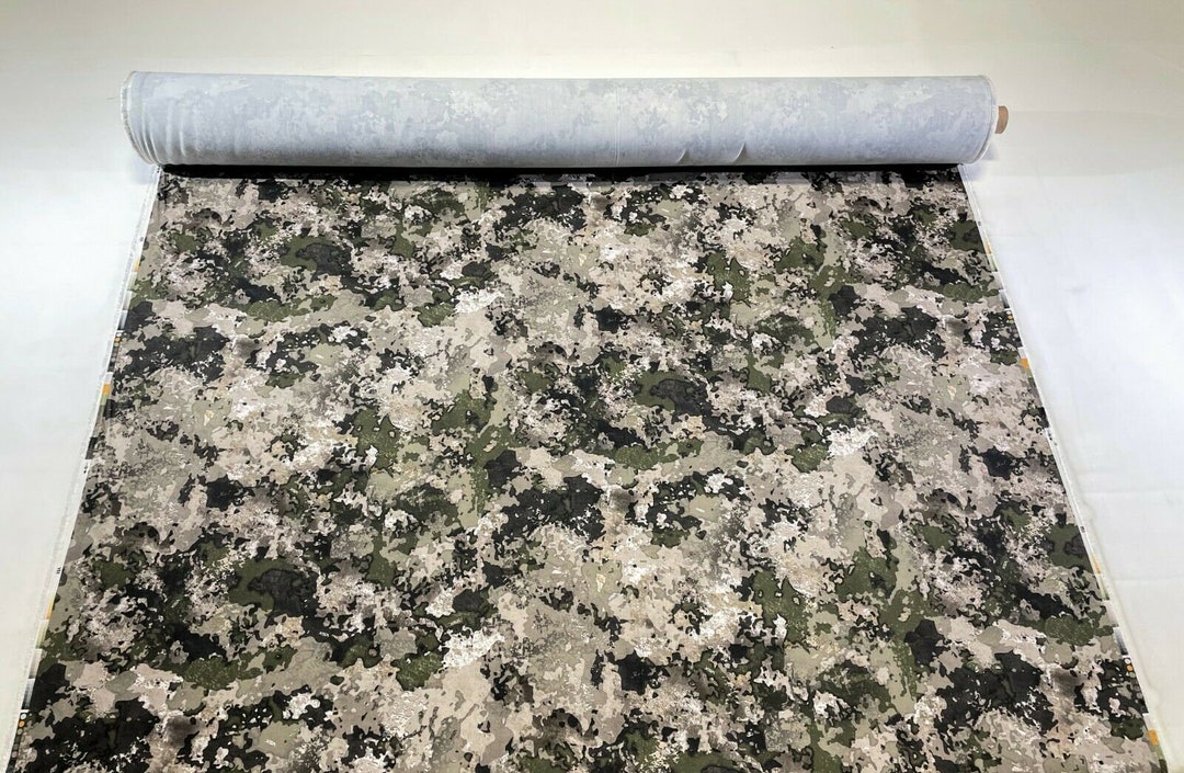 Camo Twill Fabric True Timber VSX Cotton Poly Camouflage Water - Etsy