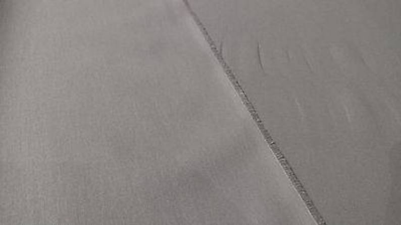 Pewter Gray 7oz Nomex Aramid Canvas Twill Fabric 61W Soft Flame Retardant FR