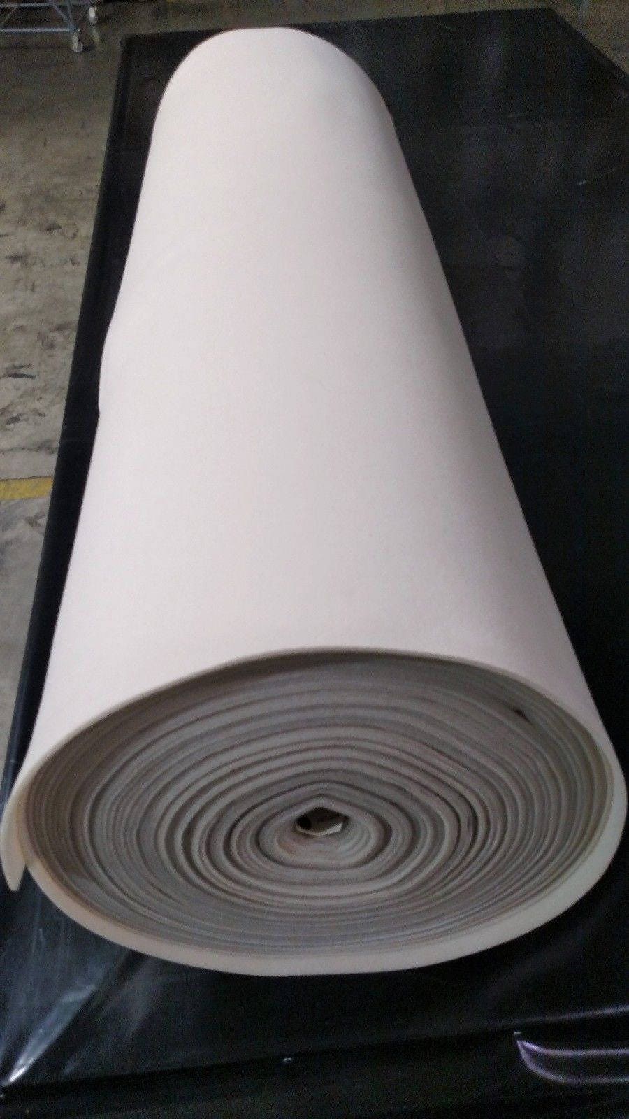 Light Parchment Automotive Upholstery Headliner Fabric 3 16 Foam Backing 60 Wide By The Yard