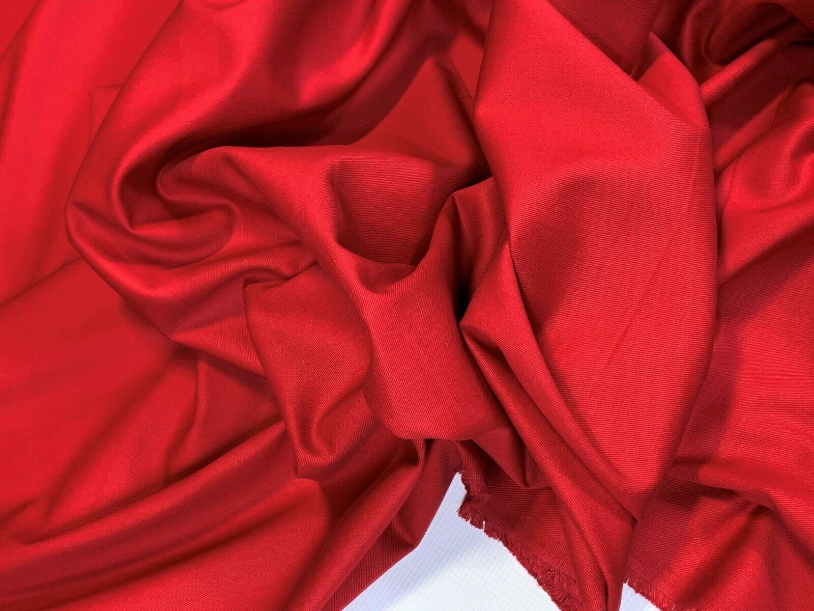 Crimson Red 6.5 OZ. Cotton Poly Canvas Twill Fabric 62w - Etsy