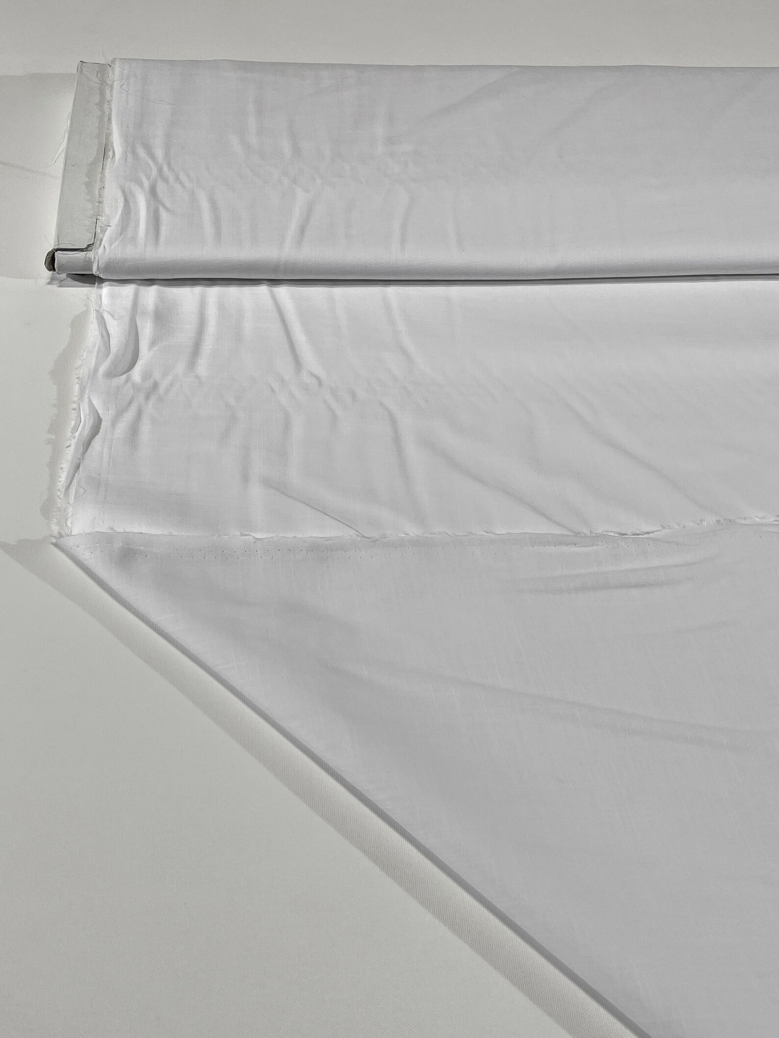 Pure White 100 Cotton Lawn Fabric Fine Linen Look 56 Etsy