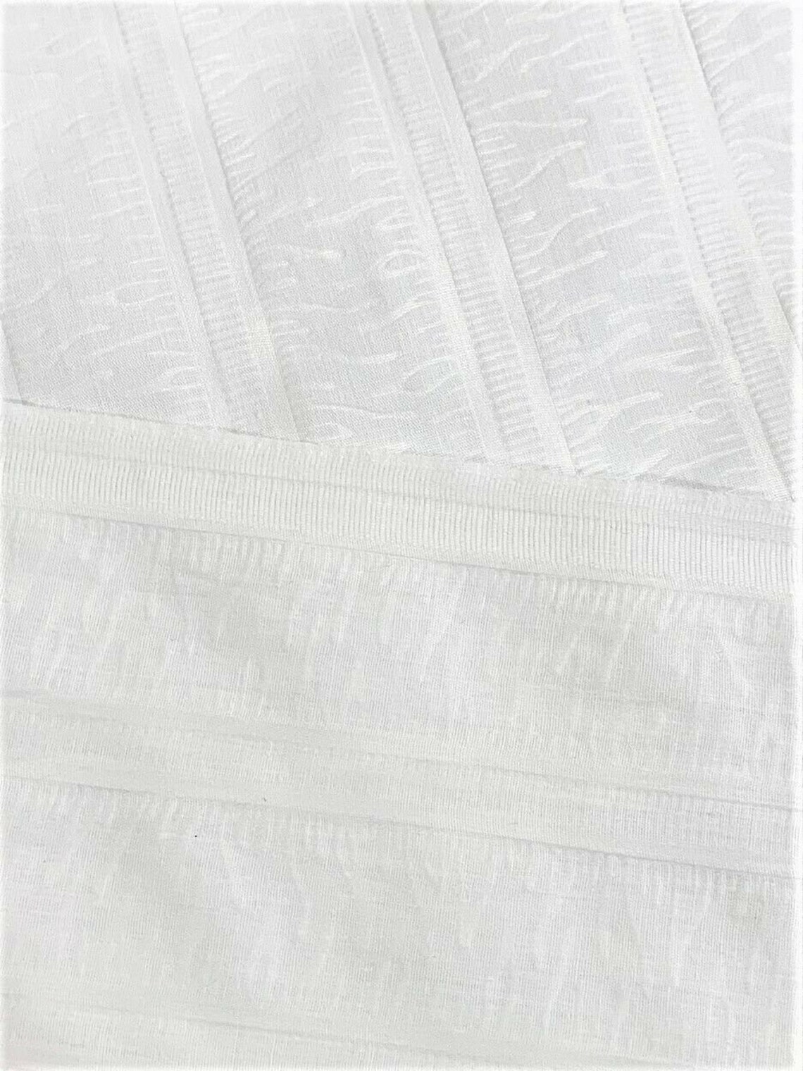 White Matelasse Fabric 100% Cotton Soft Bedding Upholstery by - Etsy UK