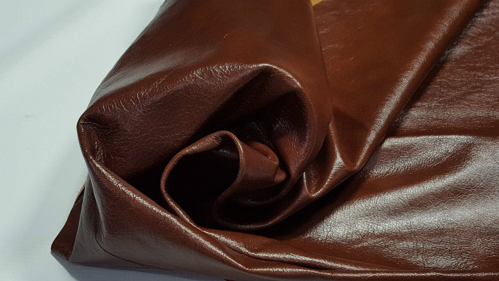 Leather Cow Hide Glossy Chestnut Half Upholstery Crafts Etsy Australia