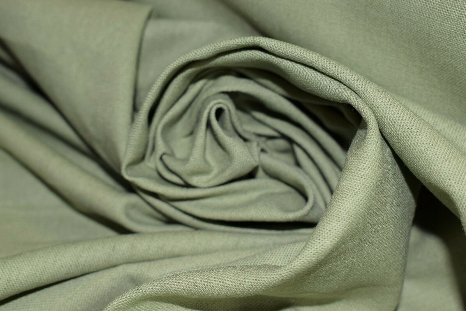 Sage Green 100 Pennsic Linen Soft Drapery Apparel Fabric 55W By The