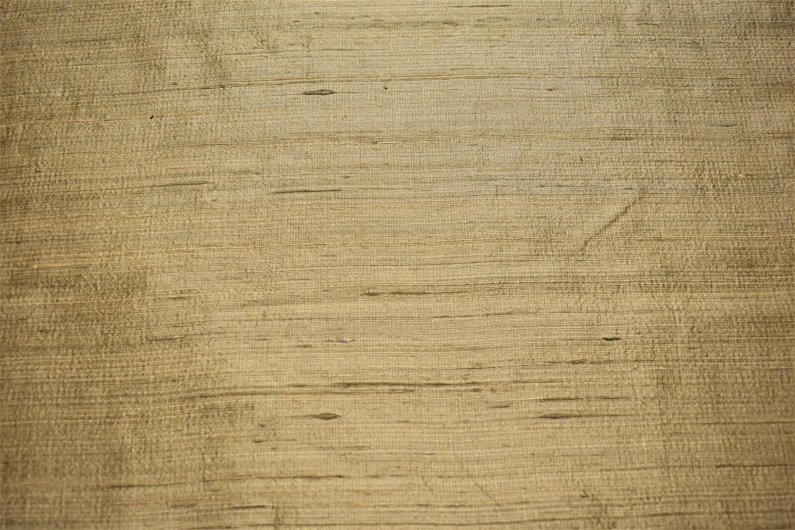 Gold Sand Drapery 100/% Silk Fabricut Shalini Sahara Fabric 54/"W Textured FC14