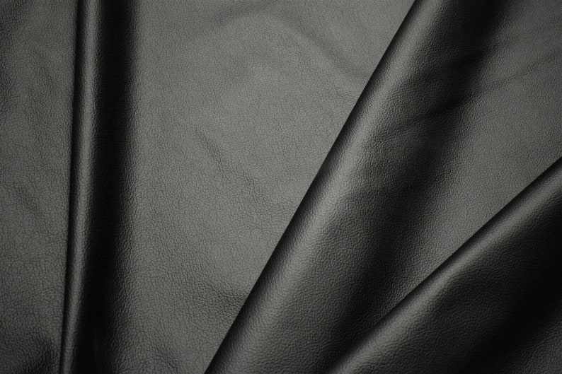 Phantom Black Leather Cow Hide Cowhide Premium Quality Upholstery Avg 40 sqft
