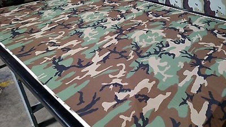 Woodland Camouflage Moisture Wicking 4-Way Stretch Fabric 62/"W Performance Knit