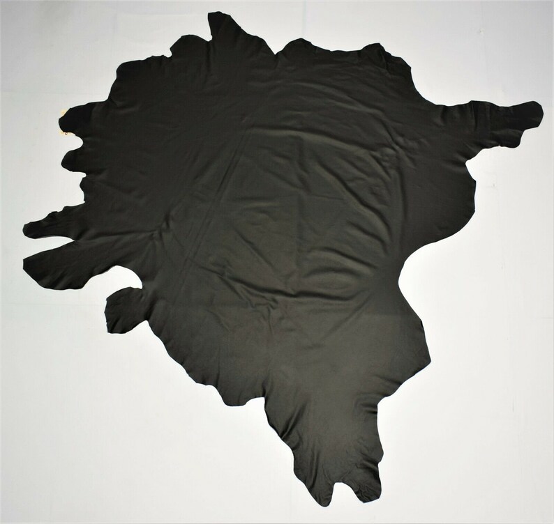 Phantom Black Leather Cow Hide Cowhide Premium Quality Upholstery Avg 40 sqft