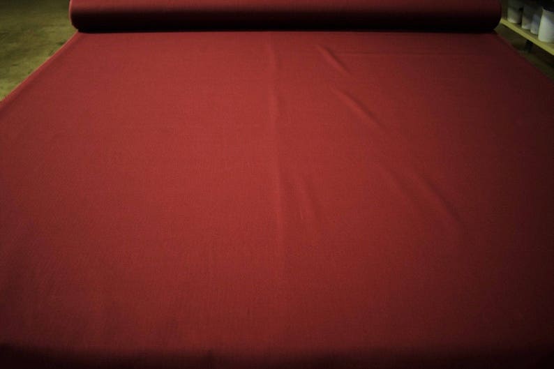 Burgundy Wine NYCO Ripstop Fabric 68W Apparel Durable Nylon Cotton Blend