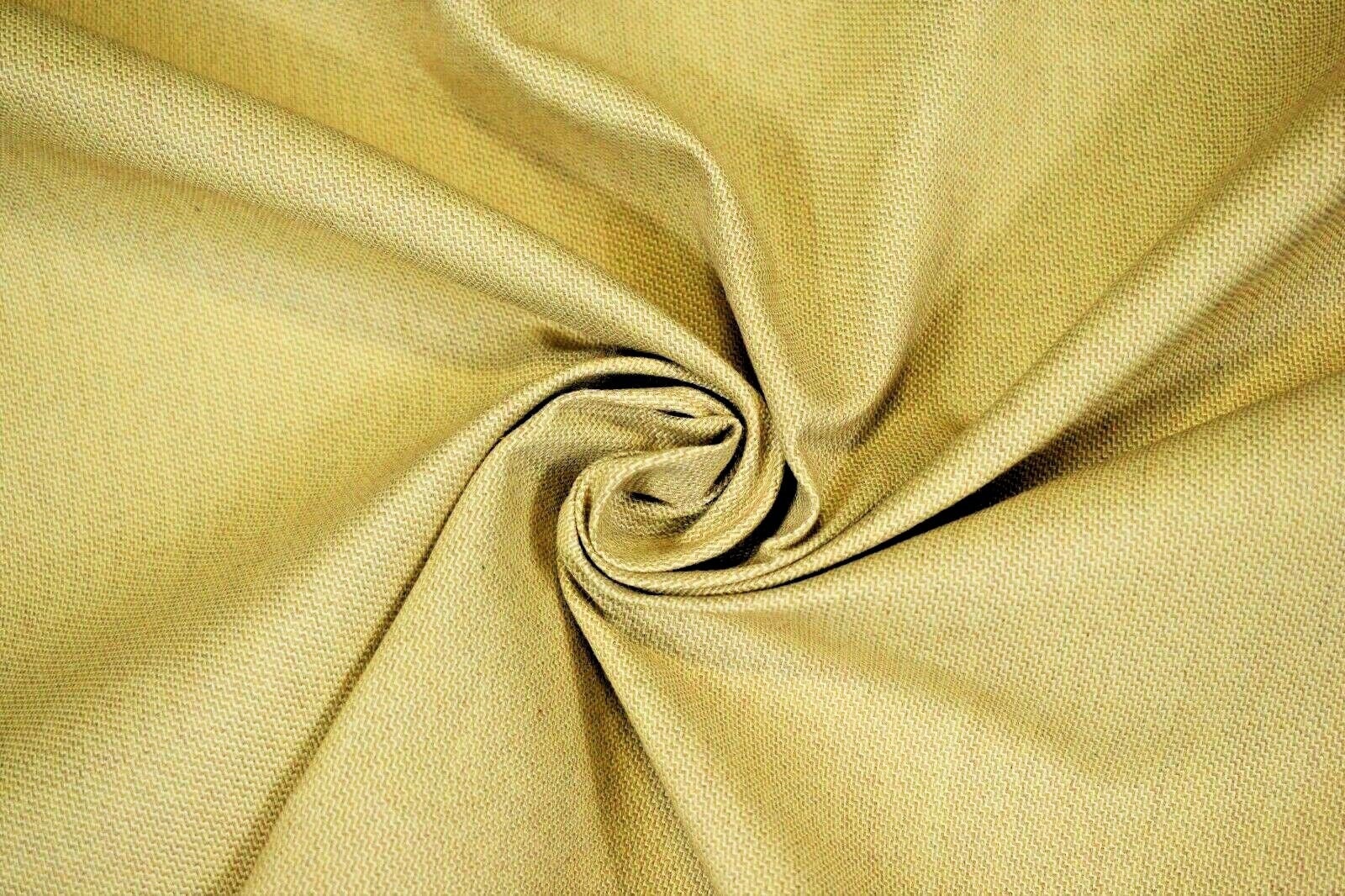 Gold Wheat Comfort Twill Fabric Nomex ® Aramid Kevlar ® 61W Fire Retardant