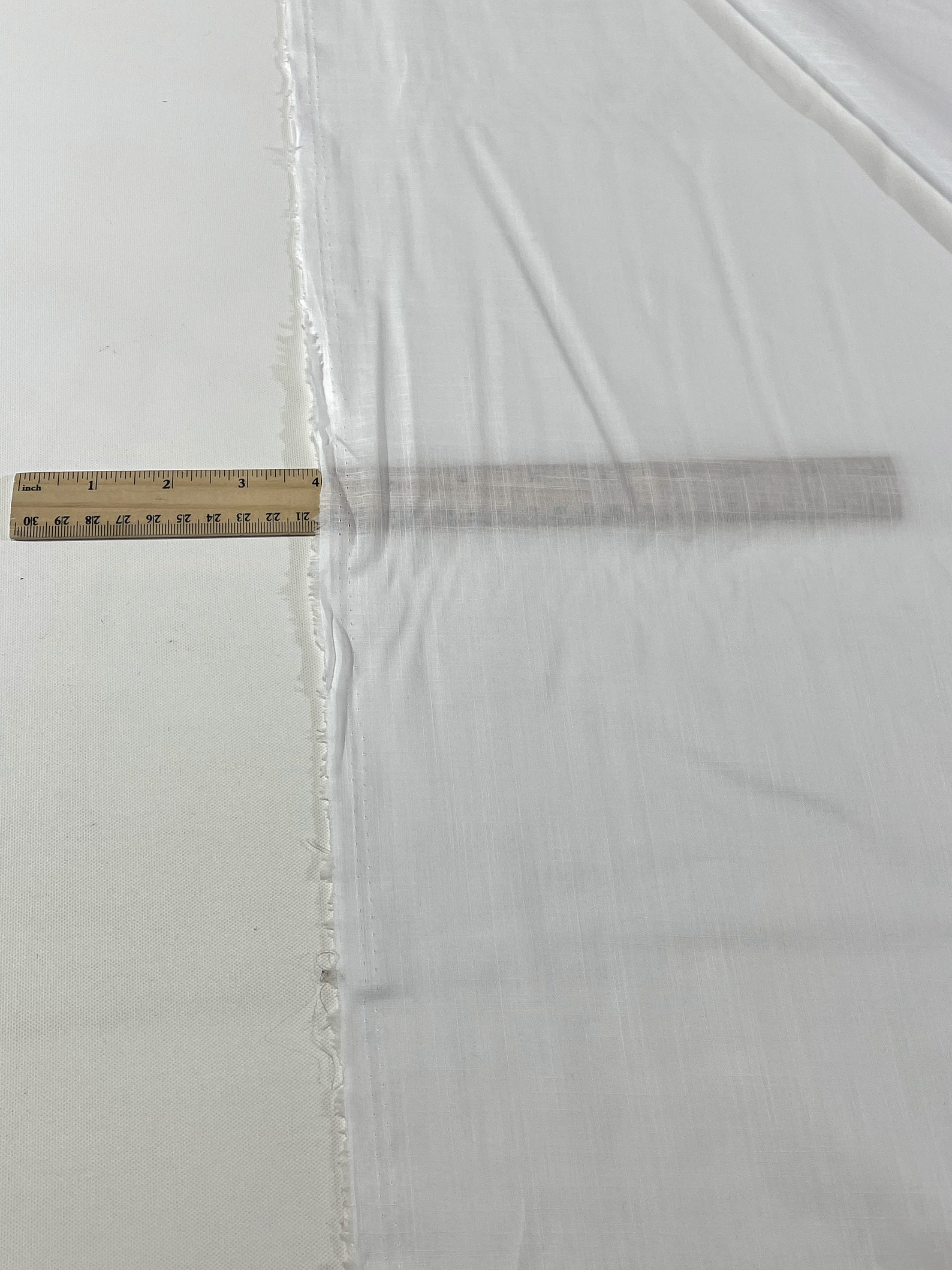 Pure White 100 Cotton Lawn Fabric Fine Linen Look 56 Etsy