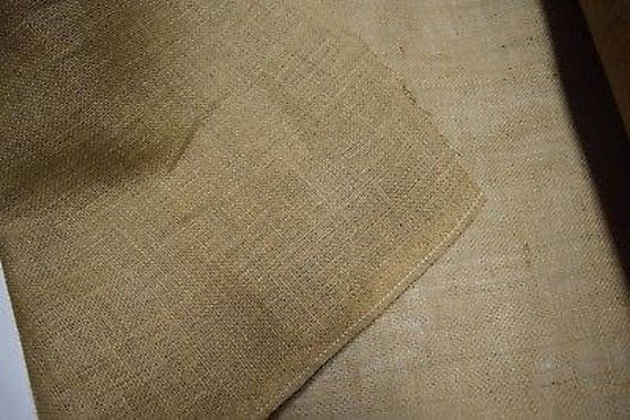 BURLAP NATURAL HESSIAN JUTE FABRIC SUPERIOR WEAVE UPHOLSTERY CRAFT NAPKINS WED