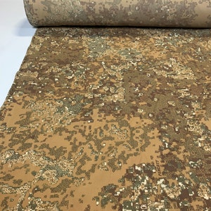 Pencott Badlands Camo Outdoor Fabric 62" Soft Nylon Performance Mil Spec Bty Dwr