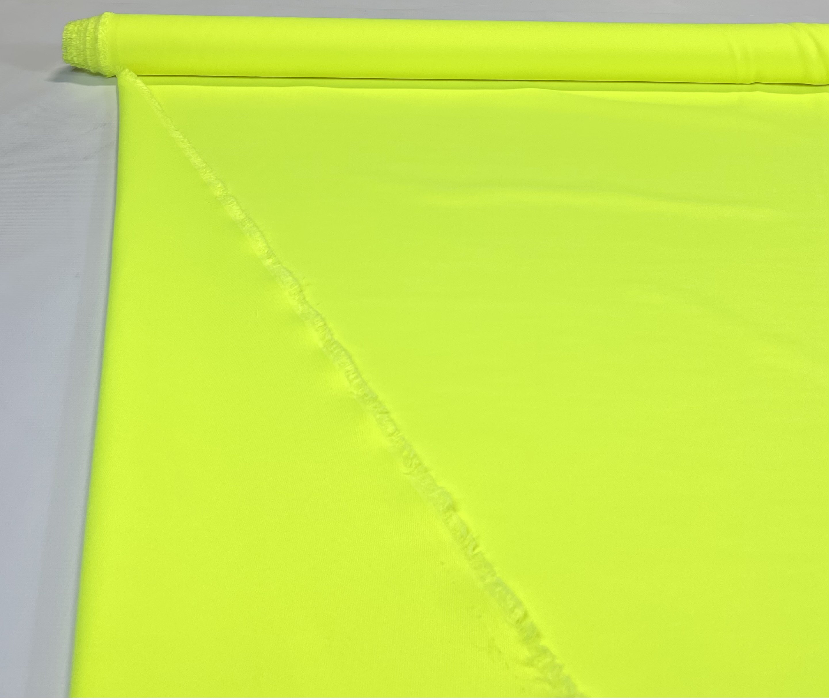 Neon Yellow 7 OZ. Nomex Aramid Canvas Twill Fabric 62W Soft Flame