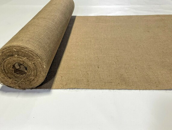 100 Yard Roll Of 60"W 8oz Standard Burlap Natural Jute Fabric Vintage Upholstery 