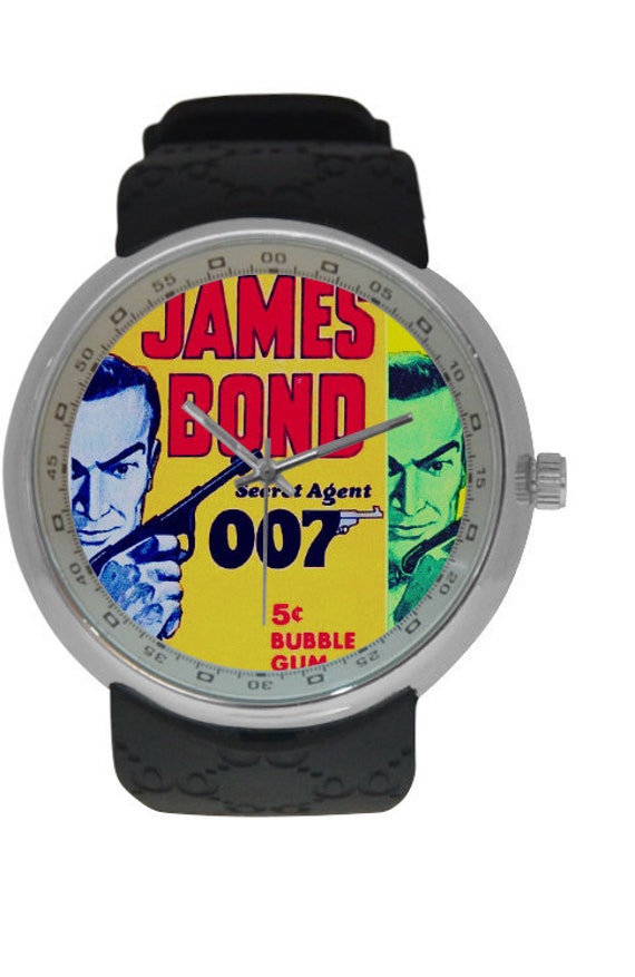 James Bond 007 Bubble Gum Card 1965 on A New Watch