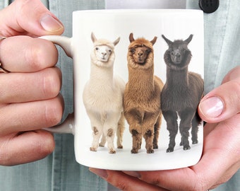 Alpaca Assembly Ceramic Coffee Mug 11oz, Alpaca Gift Alpaca Mug Funny Mug Cute Alpaca Mug