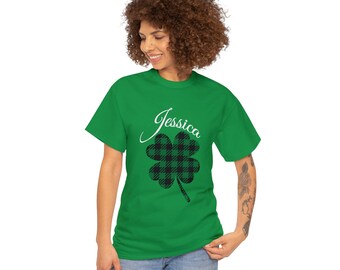 Personalized Shamrock Pride Tee - Your Name on Celtic Green