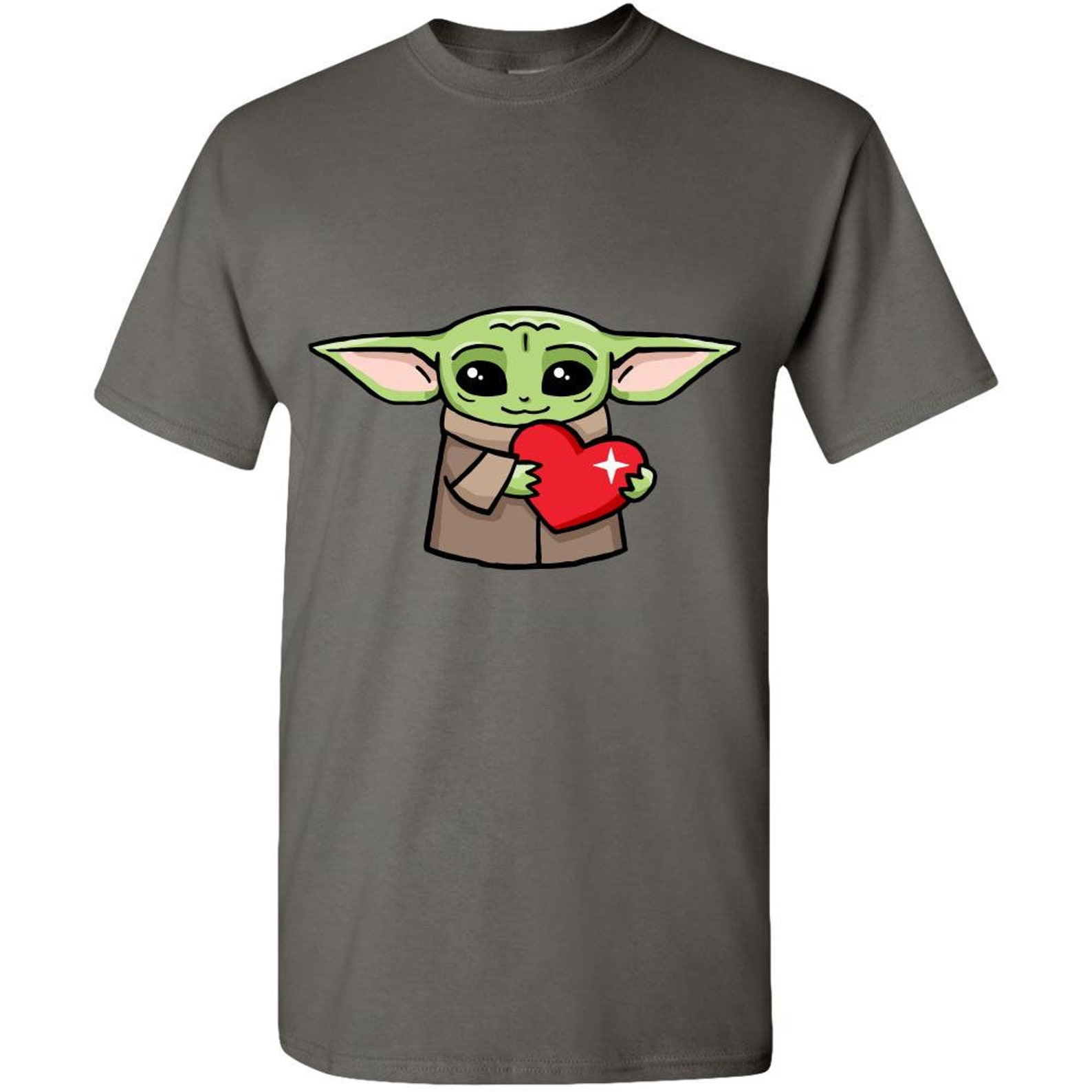 Adult Baby Yoda Unisex Standard TSHirt Star Wars Etsy