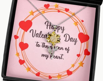 Valentine message for girlfriend, message card jewelry, gift for girlfriend, seductive gift, love gift, valentine's day gift, crown necklace