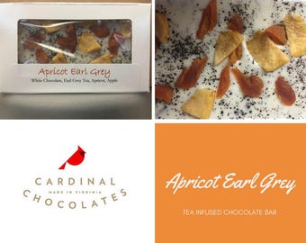 Apricot Earl Grey Tea Chocolate Bar