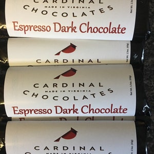 Pack of 6 ~ Espresso Dark Chocolate Bar