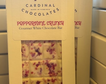 Peppermint Crunch White Chocolate Bar