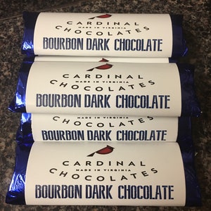 Bourbon Dark Chocolate Bar - 6 Pack