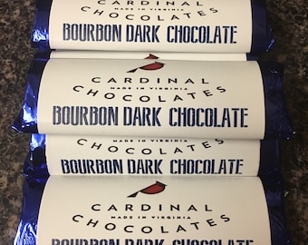 Bourbon Dark Chocolate Bar - 6 Pack